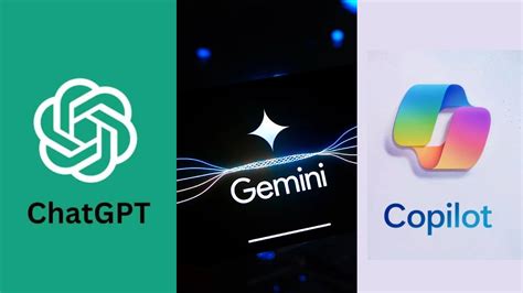 ChatGPT vs. Microsoft Copilot vs. Gemini: Which is .